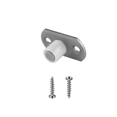 Heavy Duty Sliding Barn Door Floor Guide With Nylon Wheel 4 Pcs Pocket Door Bottom Guide Rollers Durable Floor Guide Bracket Metal Hardware With M4 Screws For Home Furniture Doors Closet