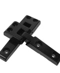 Forklift Hood Hinge Kit For Industrial Engines, Heavy Duty Dual Joint Engine Cover Replacement, Easy Bolt On Installation Hardware