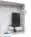 Plastic Universal Shelf Bracket For Structured Media Center Comes With Saddle Ties And Velcro Straps For Super Easy One Piece Install