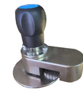 Go-To Compact Disc Bender For Hem And Edge Bends 90 To 180 Degrees, Handy Sheet Metal Tool With 1 1/4 Inch Max Bend Height And 0.031 Inch Thickness Capacity, Silver