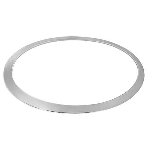 Headlight Bezel Replacement for 2014 to 2024 Mini Cooper S F55 F56 F57 Hatchback Right Side Silvery ABS Plastic Trim Cover