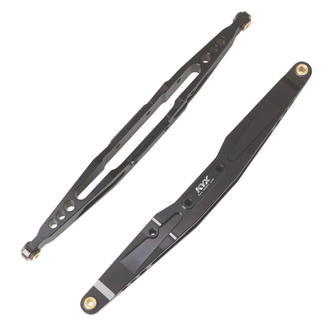 Aluminum Rear Trailing Arm Upgrade Kit For 1/10 Losi Baja Rey 2.0 F100 RC Crawler, precision machined aluminum arms top view