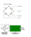 Wiring diagram for HX711 Load Cell Amplifier Module Twin Pack for Arduino Projects, showing connections and interface pins.