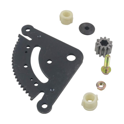 Steering Sector Plate And Pinion Gear Bolt On Replacement Kit For LA Series Lawn Tractors with bushings and bolts