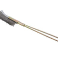 Ergonomic Bonsai Brush With Curved Or Straight Head Pipe Bend Pro Grade Rustproof Steel Garden Tool For All Skill Levels Non Toxic Finish Easy Grip Handle Essential Cleaning And Shaping Tool For Bonsai Enthusiasts And Beginners, curved steel brush
