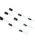 All In One Aluminum Electrolytic Capacitor Kit With 630 Pieces And 24 Values From 0.1uF To 1000uF In A Durable Box capacitors close-up