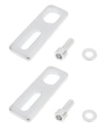 16mm Electric Bike Torque Arm Flat Pad Set For Electric Scooters, Includes 61x21x5mm And 16x12mm Mounting Pads, Easy Install, Durable Steel Construction, Stable Motor Alignment, Dope Upgrade, with screws and washers