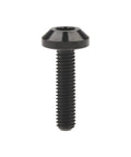 Beefy Titanium M6x25mm Bolts Set for Bicycle and Motorcycle Disk Brakes, 6Al4V Grade 5 Titanium, Black Finish, single bolt