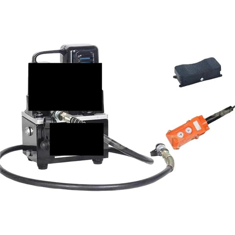 Heavy Duty 1200W Electric Hydraulic Pump With Foot Switch Control 110V Power Unit Workhorse Grade Built Tough Plug And Play Setup For Shop And Outdoor Grunt Work