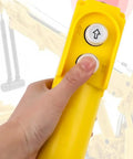 Crane Hoist Control Push Button Switch With 30UF Capacitor, 220V-380V Dual Voltage, IP55 Weather Resistant Pro-Grade ABS Pendant, Ergonomic Up Down Operation For Smooth, Safe Electric Hoist Lifting And Precise Traction, yellow pendant switch with up button