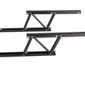 Pair Of 38 By 16.5 Cm Cabinet Spring Hinges For Furniture, 125 Degree Opening, Zinc Alloy Build, 165Mm Barrel