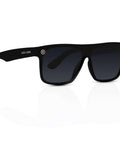 XL Polarized Work Sunglasses For Men And Women With Side Shield Design, UV Protection, black rubberized frame, large lenses
