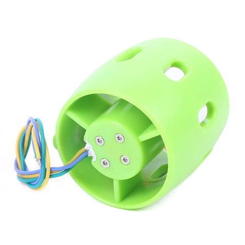 Green 12V-24V 15A Brushless Underwater Thruster With 4 Blade Propeller for RC Boats, ROVs, and Underwater Robots