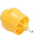 ZJchao PVC Pipe Threader Kit With 3 Dies For 1/2 3/4 And 1 Inch Plastic Pipes, yellow die part for drill, durable and reusable.