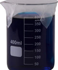 All Purpose Lab Film For Tight Glassware Seals And Moisture Locking Power, 4 Inch Wide By 125 Foot Roll, Semi Transparent, Odorless, Non Toxic, 200 Percent Stretch, Keeps Samples Fresh And Prevents Moisture Loss And Data Tampering on 400ml beaker