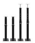 Adjustable Floor Jacks 19 To 35 Inches For Leveling Beams Decks Crawl Spaces And Basements Heavy Duty Steel Support Posts 4 Pack