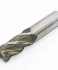 End Mill Drill Bit For CNC Projects With Four Flute Cutter Three Quarter Inch Cutting Diameter Three Quarter Inch Shank Beefed Up High Speed Steel
