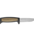 Craftline Rope Trade Knife With Serrated Stainless Steel Blade And Combi Sheath 3.6 Inch Fixed Blade For Cutting Rope And Nylon