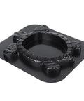 Concrete Stepping Stone Mold For Garden And Patio Durable Reusable Plastic Cement Mold Kit For Walkways Lawn Backyard Landscaping And DIY Friendly Outdoor Stone Paths, turtle shape, black plastic.