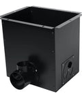 Dust Collection Box for Router Table with Fully Enclosed Metal Construction, Integrated Airflow Vents and 4 Inch Dust Port