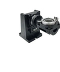 Plenty Smooth Heavy Duty 5 Axis Hollow Rotating Platform Indexing Rotary Table with worm gear reducer for CNC projects.