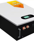 Badass Durability Meets Smart Tech In This 10kWh LiFePO4 Solar Energy Storage Battery with touchscreen and connectors.