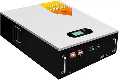 Badass Durability Meets Smart Tech In This 10kWh LiFePO4 Solar Energy Storage Battery with touchscreen and connectors.