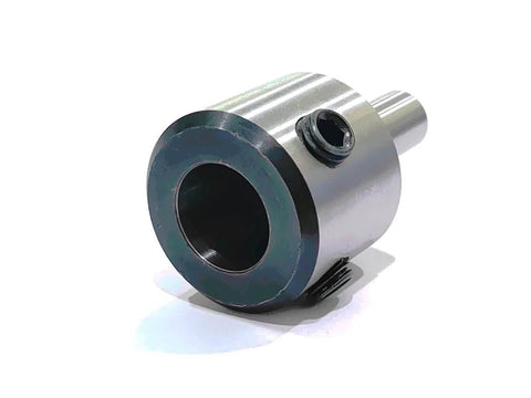 Front view of annular cutter holder with 1/2-in shank, steel body, lock screw