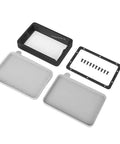 Beefy Aluminum Resin Vat With Preinstalled FEP Film And Steel Ring Rugged Metal Frame Tank For 3D Printing Components Displayed