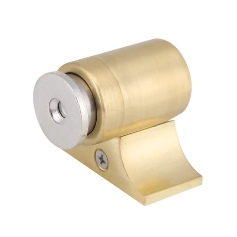 Brass color cabinet door suction magnetic door catch heavy duty no fuss industrial spring base zinc alloy stopper for home