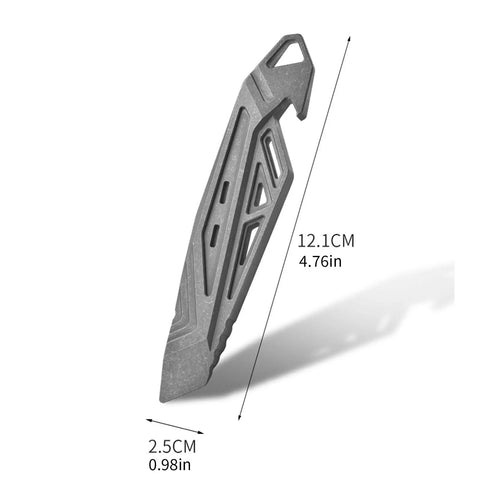 Dope Multitool Pry Bar Bottle Opener For Camping And Outdoors, Portable Pocket Tool with crowbar design, shown at 12.1cm x 2.5cm