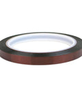 Roll of Polyimide Film Tape With Silicone Adhesive For Wave Solder And Hot Air Leveling Protection Of Gold PCB Contacts, two mil thick.