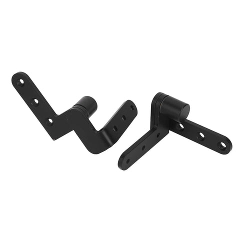 Heavy Duty Stainless Steel Door Hinges Black 130 Lbs Set 270 Degree Rotating For Cabinets And Gates 2 Piece Pair Built Tough