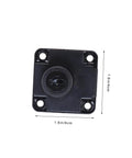 Premium Zinc Alloy File Cabinet Lock Replacement Cam Key Set For Locking Desk Drawers with a black slide-on cam lock design, 1.6in size.