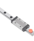 Compact Linear Guide Rail System With Bearing Block For Precise Motion, Miniature Slide Rail Guideway 1 Piece, MGN9H 300 1R Model, pro-grade rail with bearing block