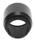 Black 1.25 Inch Eyepiece To C CS Mount Telescope Adapter With M25x0.75 External Thread, showing close-up of threaded end.