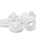 Replacement Gear Set For A Series Upright Glass Washer 6 Pack White Plastic Gears for Quick Repair and No Brainer Cheap Fix
