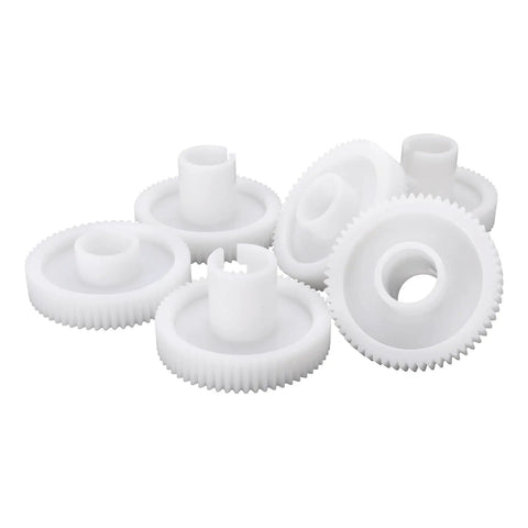 Replacement Gear Set For A Series Upright Glass Washer 6 Pack White Plastic Gears for Quick Repair and No Brainer Cheap Fix