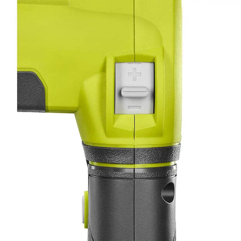 Close-up of 18V Cordless Belt Sander 1/2 Inch By 18 Inch With Variable Speed Dial Tool Free Belt Change Lock On Switch Ergonomic Design