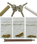 Rekey Kit For 5 Pin Locks Do It Yourself Set With 8 Entry Cylinders 4 Keys And 3 Tools including pins and removal tools