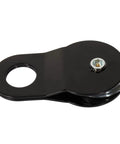 Heavy Duty Recovery Winch Snatch Block Pulley Set, 20,000 Pound Capacity, black steel pulley for 1/2 to 3/4 inch rope
