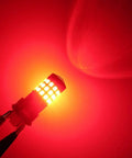 T20 7440 7443 Led Strobe Brake Light Bulbs Red Flashing Stop Lamps for Cars Trucks SUVs Vans W21W 7440LL 7443LL Replacement Taillights