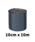 Heavy Duty Waterproof Self Adhesive Repair Tape For Indoor And Outdoor Use Instantly Sticks Quick Fix Grey Roll 10cm x 10m