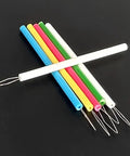 Colorful 5 Piece Needle Threading Tool Set For Sewing Beading And Crafting Easy Threading Guides To Help Thread Through Needle Eyes