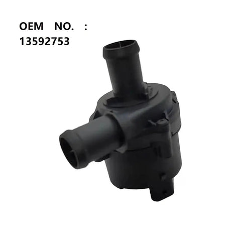 High Capacity 12V Electric Cooling Water Pump keeping your rig cool and comfy while pushing fluid fast as direct OE replacement fits Chevy Bolt EV and Lyriq 13592753, thermoplastic design.