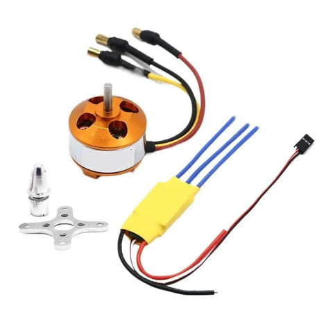 Brushless Drone Motor With 30A ESC Speed Controller For RC FPV Drones A2212 A2208 KV Range 930KV 1000KV 1400KV 2200KV 2700KV