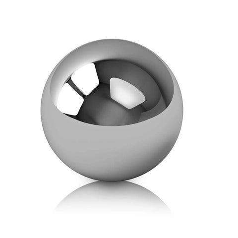 DIY Coin Ring Making Balls Set For Monkey Fist Projects Stainless Steel Pro Grade solid ball close-up view