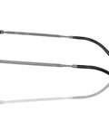 Side view of Junior Clubmaster Square Sunglasses With Havana On Gunmetal Frame And Gradient Brown Lenses, 47mm XX Small Fit For Narrow Faces