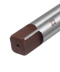 Hand Reamer 22mm Alloy Tool Steel H8 With 8 Straight Flutes Pro Grade Reaming Cutter end view showing flutes and steel marking