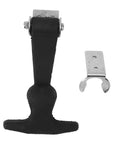 Flexible Rubber Hood Catch With T Handle Draw Latch System For Tool Cabinets And Engine Bays, Built With Tough Elastomer